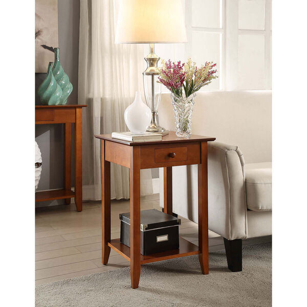 American Heritage End Table with Drawer and Shelf, image 1