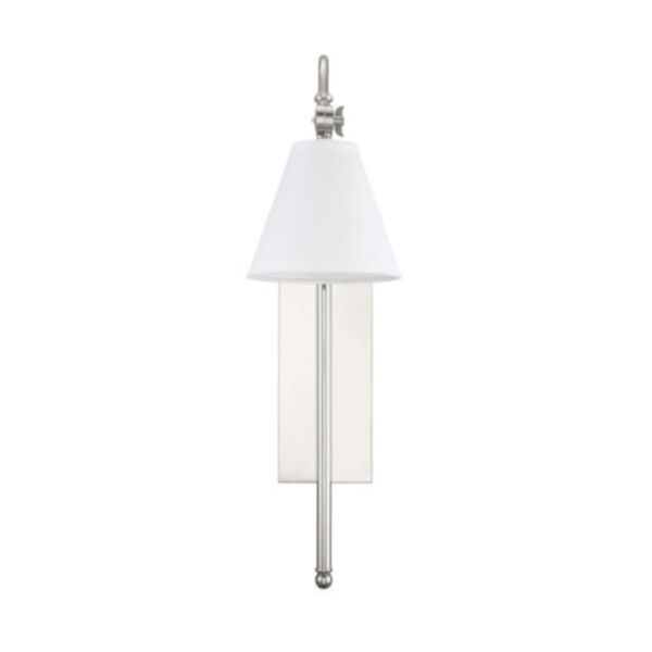 Whittier Polished Nickel One-Light Wall Sconce, image 4