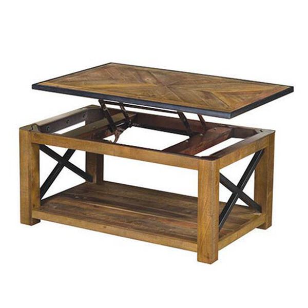 Penderton Natural Sienna Lift-Top Cocktail Table, image 1