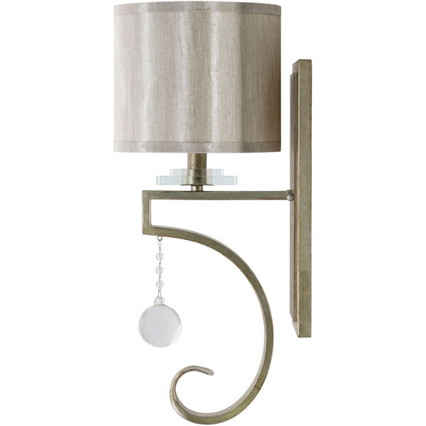 Medland Silver and Natural 9-Inch One-Light Wall Sconce, image 2