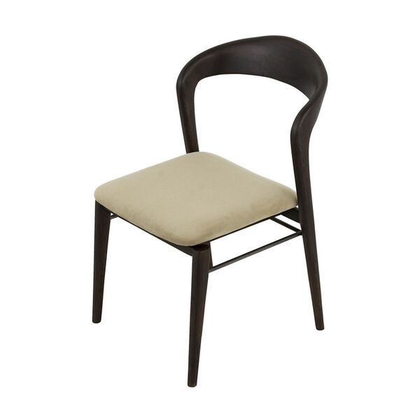 Giuseppe White Teak Wood Dining Chair, image 1