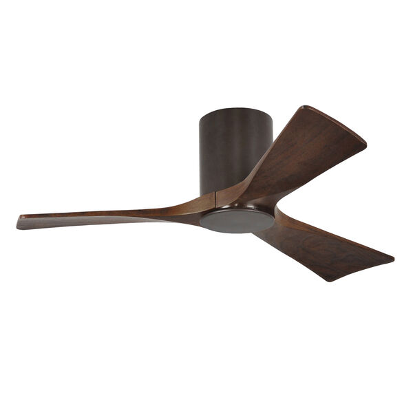 Irene-3HLK Textured Bronze 42-Inch Ceiling Fan with LED Light Kit and Walnut Tone Blades, image 4
