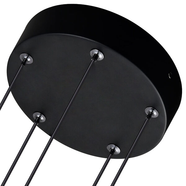 Ravello Black Integrated LED Chandelier, image 6