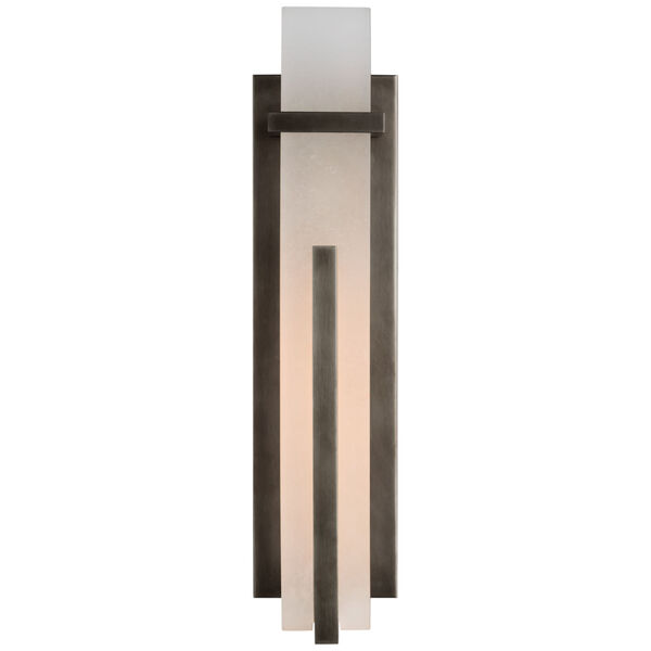 Malik Large Sconce in Bronze with Alabaster by Ian K. Fowler, image 1