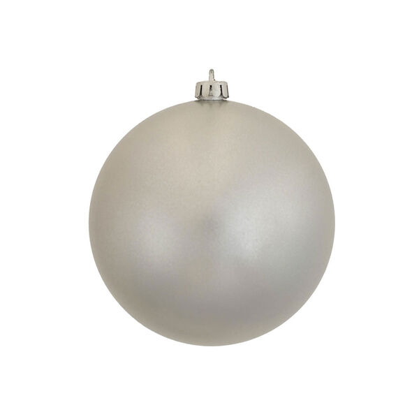 Silver 5-Inch UV Candy Ball Ornament, Set of Four, image 1
