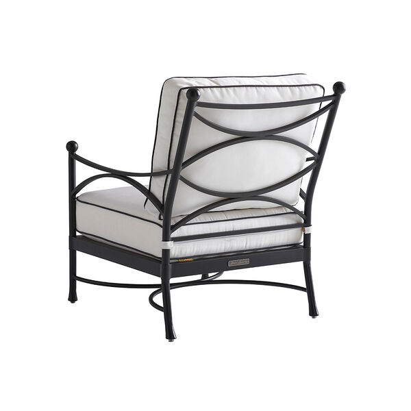 Pavlova Textured Graphite and White Lounge Chair, image 2