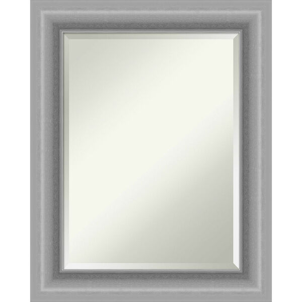Peak Brushed Nickel 24W X 30H-Inch Bathroom Vanity Wall Mirror, image 1