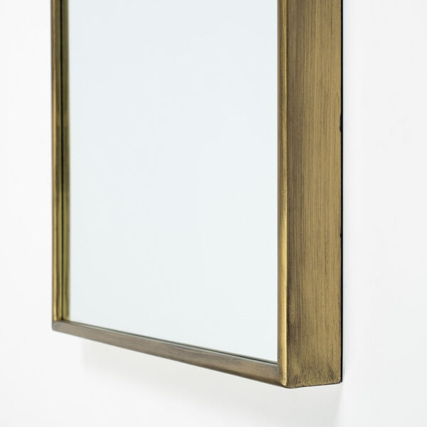 Agatha Gold Arch Wood Wall Mirror, image 5