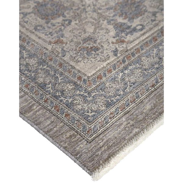 Marquette Taupe Silver Blue Rectangular 4 Ft. x 5 Ft. 3 In. Area Rug, image 5