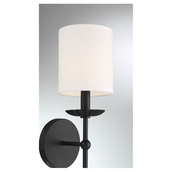 Lowry Matte Black 19-Inch One-Light Wall Sconce, image 6