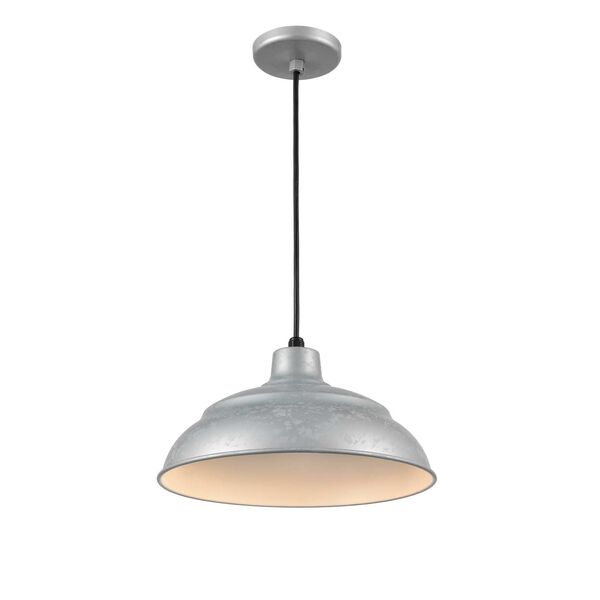 R Series Painted Galvanized 14-Inch LED Pendant, image 3