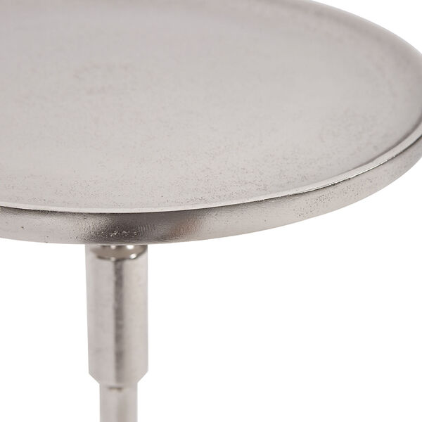 Candlestick Nickel Martini Table, image 4