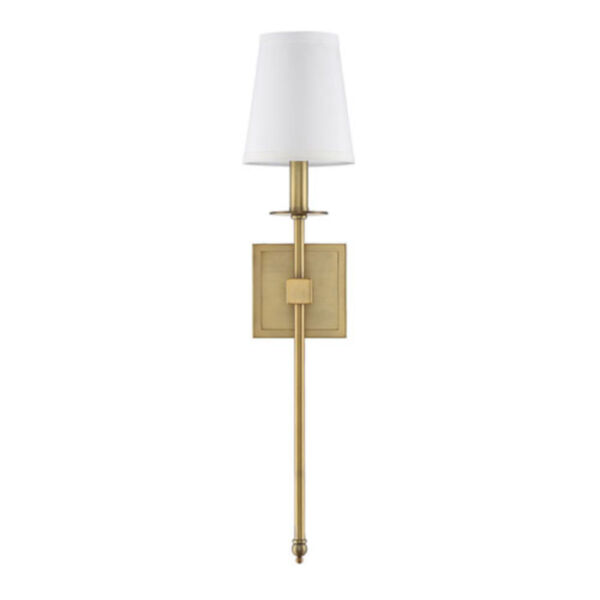 Linden Polished Brass Five-Inch One-Light Wall Sconce, image 2