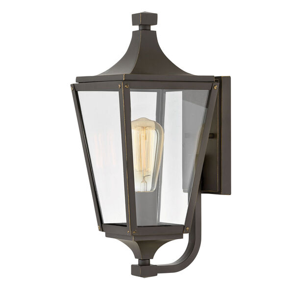Jaymes Oil Rubbed Bronze One-Light Outdoor Small Wall Mount, image 1