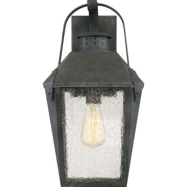 Carriage Mottled Black 10-Inch One-Light Outdoor Wall Lantern, image 3