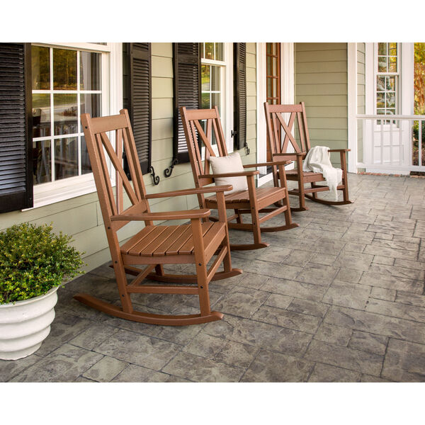 Braxton Black Porch Rocking Chair, image 2