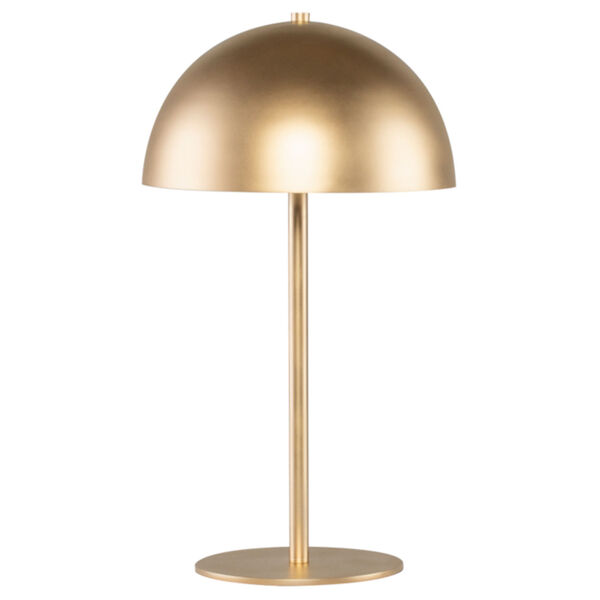 Rocio Matte Gold One-Light Table Lamp, image 1