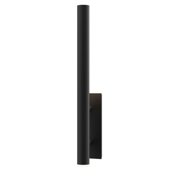 Flue Textured Black 30-Inch LED Sconce, image 1