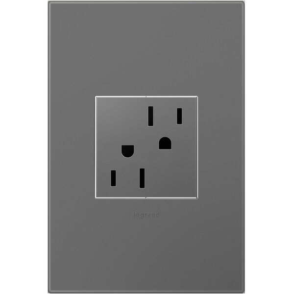 Outlet, 15A and Magnesium Wall Plate Bundle, image 1