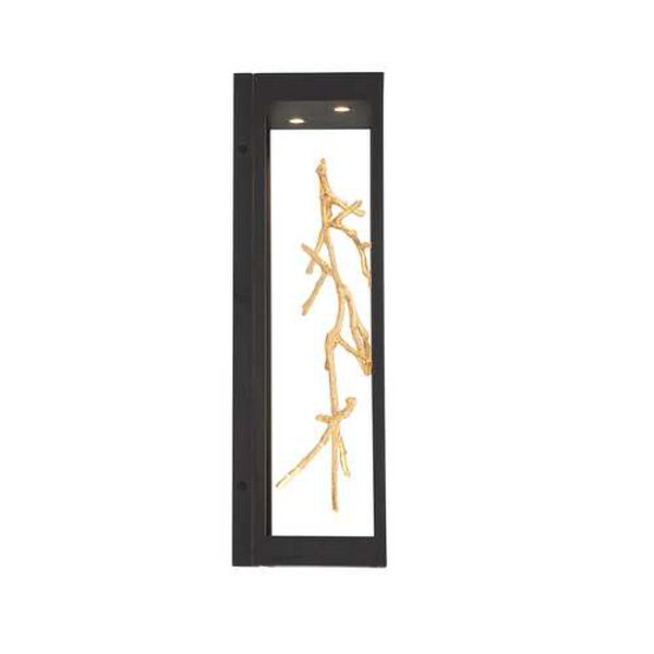 Aerie Black Gold Four-Light Integrated LED Wall Sconce, image 5