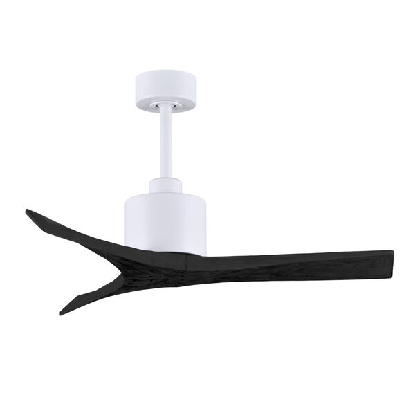 Mollywood Matte White and Matte Black 42-Inch Outdoor Ceiling Fan, image 1