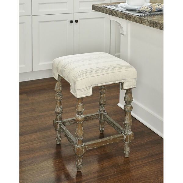 Kelsey Brown Backless Counter Stool, image 5