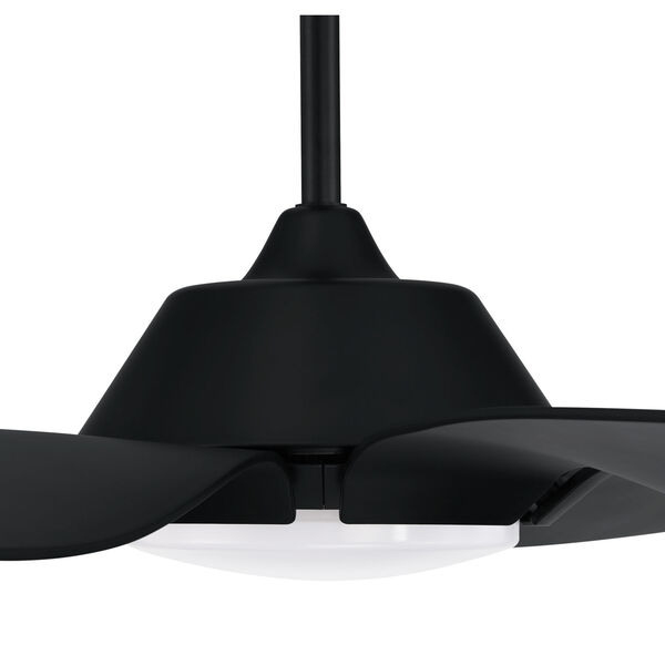 Zoom Flat Black 66-Inch One-Light Ceiling Fan, image 4