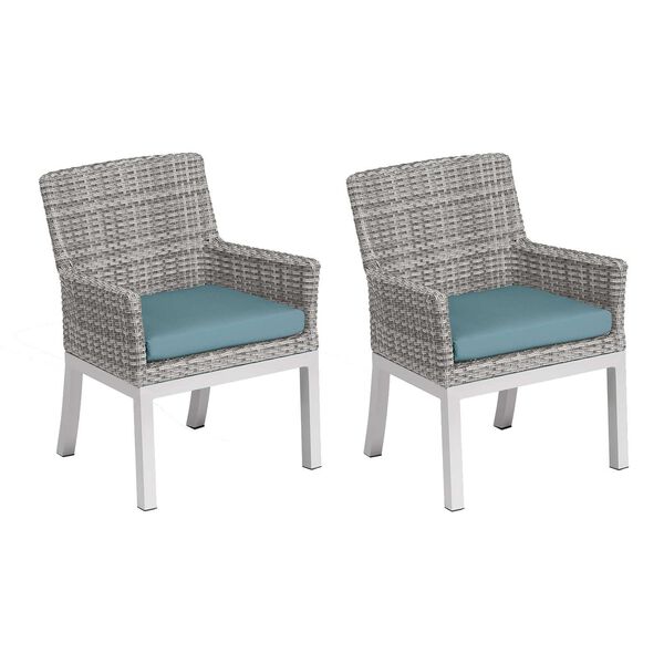 Argento Ice Blue Outdoor Armchair, Set of Two, image 1