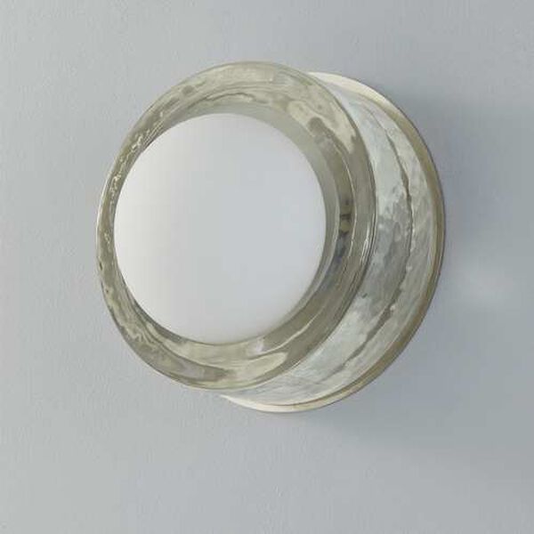 Mackay Polished Nickel One-Light Round Wall Sconce, image 3