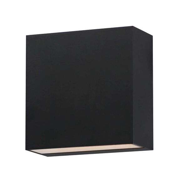 Cubed Black LED Outdoor Wall Mount, image 1