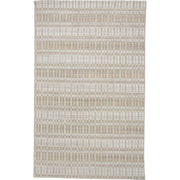 Odell Tan Gray Silver Rectangular 3 Ft. 6 In. x 5 Ft. 6 In. Area Rug, image 1