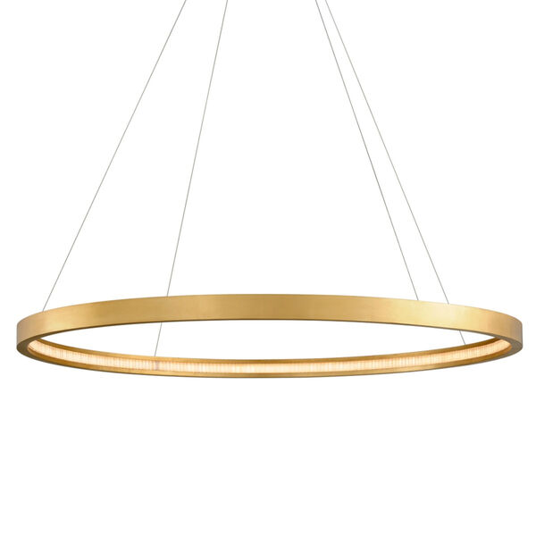 Jasmine Gold 56-Inch Adjustable LED Pendant, image 1