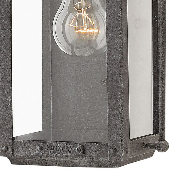 Anchorage Aged Zinc One-Light Outdoor Wall Mount, image 3