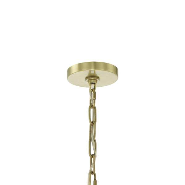 Paxton Antique Gold Six-Light Chandelier, image 4