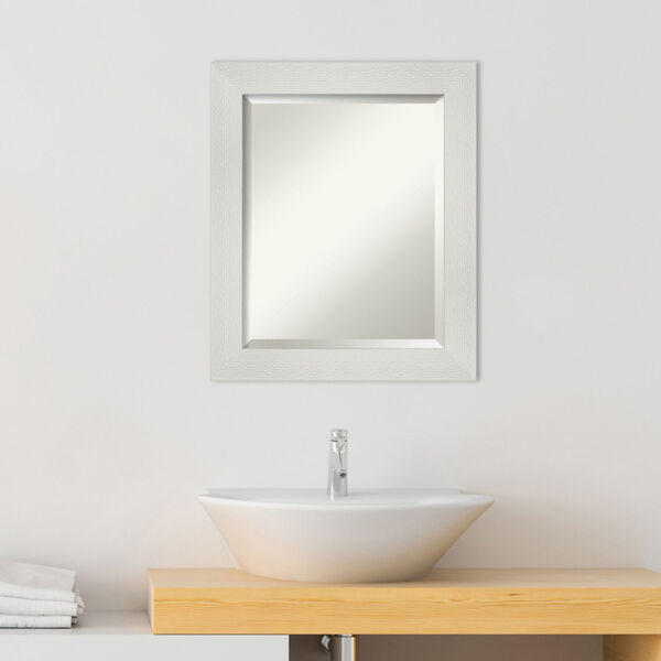 Mosaic White 20W X 24H-Inch Bathroom Vanity Wall Mirror, image 3