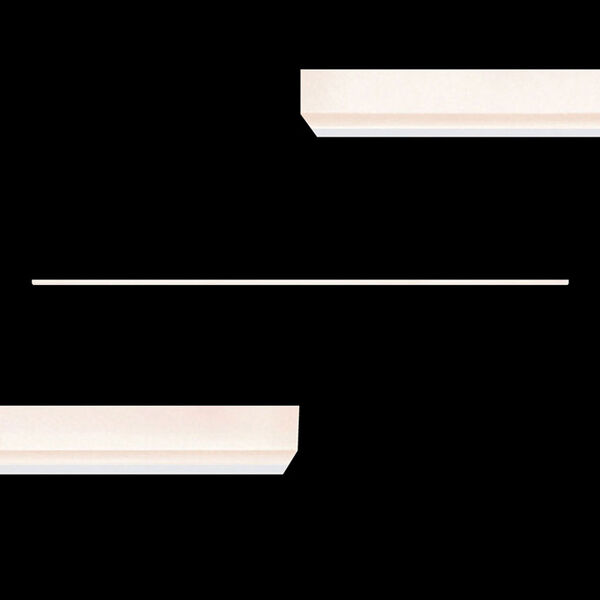 Stiletto Lungo Satin White LED Wall Bar, image 1