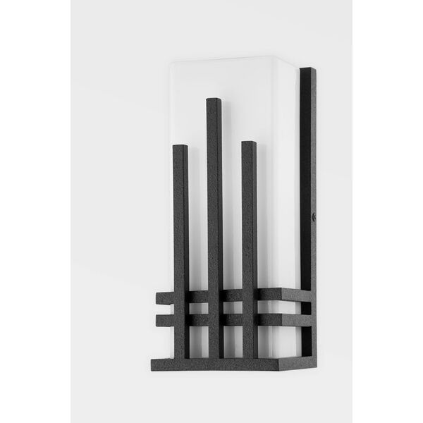 San Mateo Textured Black 11-Inch One-Light Wall Sconce, image 2