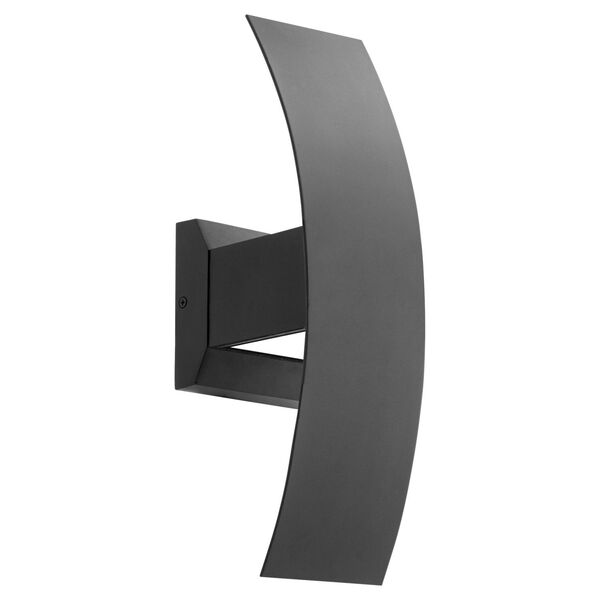 Curvo Noir Two-Light LED 16-Inch Outdoor Wall Mount, image 1