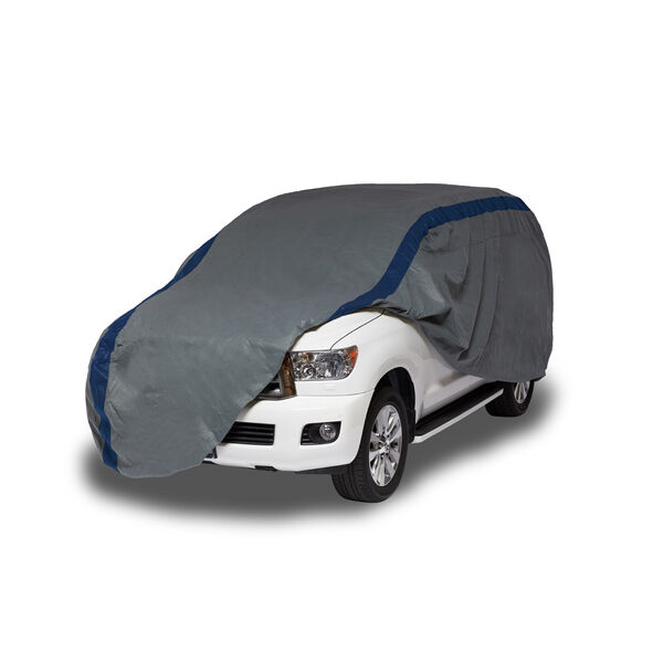 Weather Defender Grey and Navy Blue SUV or Truck Cover for SUVs or Full Size Trucks with Shell or Bed Cap up to 19 Ft. 1 In. Long, image 1