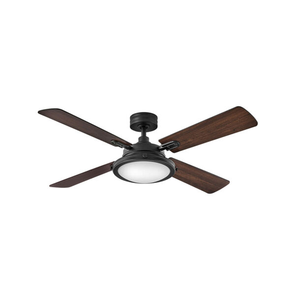 Collier Matte Black 54-Inch Smart LED Ceiling Fan, image 1