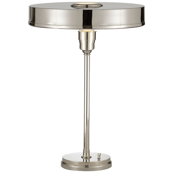 Carlo Table Lamp in Polished Nickel by Thomas O'Brien, image 1