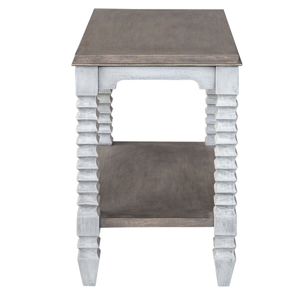 Calypso Gray and White Side Table, image 5