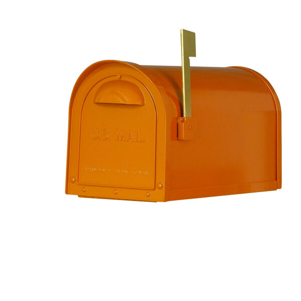 Dylan Orange Curbside Mailbox, image 2