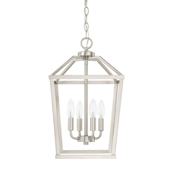 HomePlace Brushed Nickel 11-Inch Four-Light Pendant, image 1
