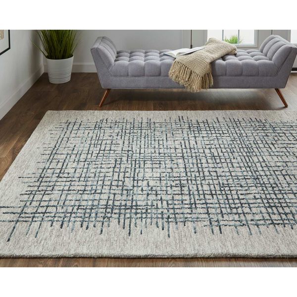 Maddox Gray Black Tan Rectangular 3 Ft. 6 In. x 5 Ft. 6 In. Area Rug, image 4