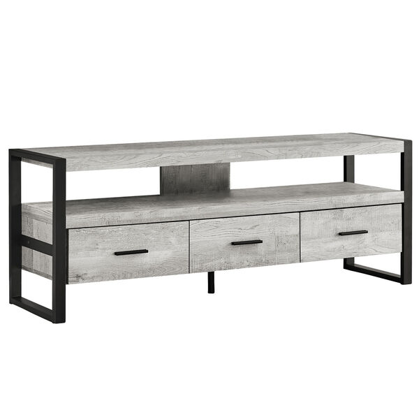 Gray 59-Inch TV Stand, image 1