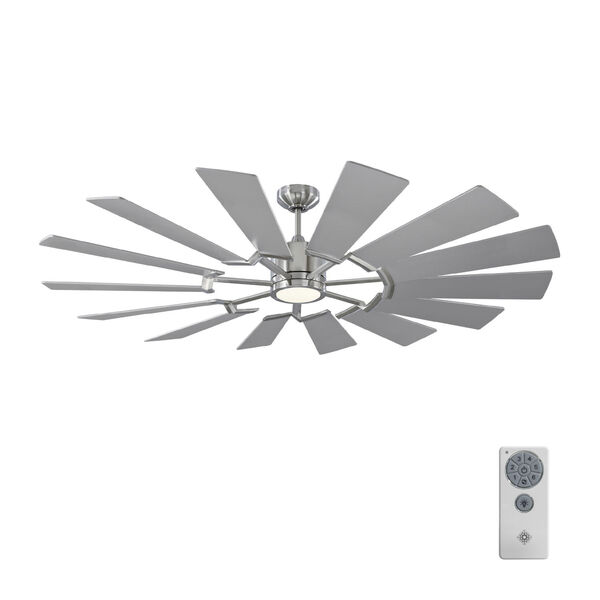Prairie Brushed Steel 62-Inch Energy Star LED Ceiling Fan, image 7