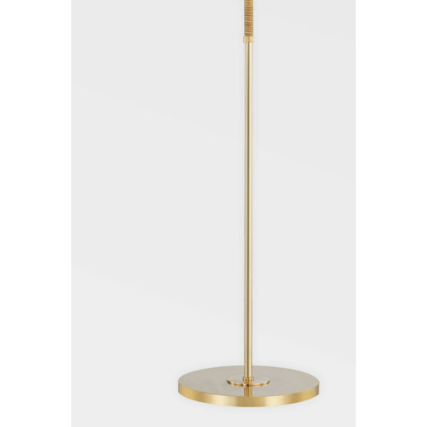 Dorset Aged Brass One-Light Floor Lamp, image 3
