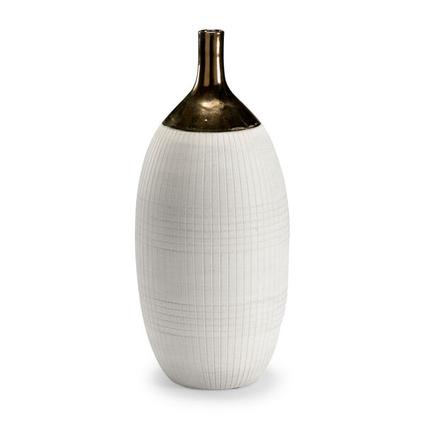 White  Blanco Potters Vase, image 1