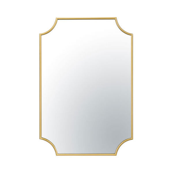 Carlton Gold 22 x 33 Inch Wall Mirror, image 1